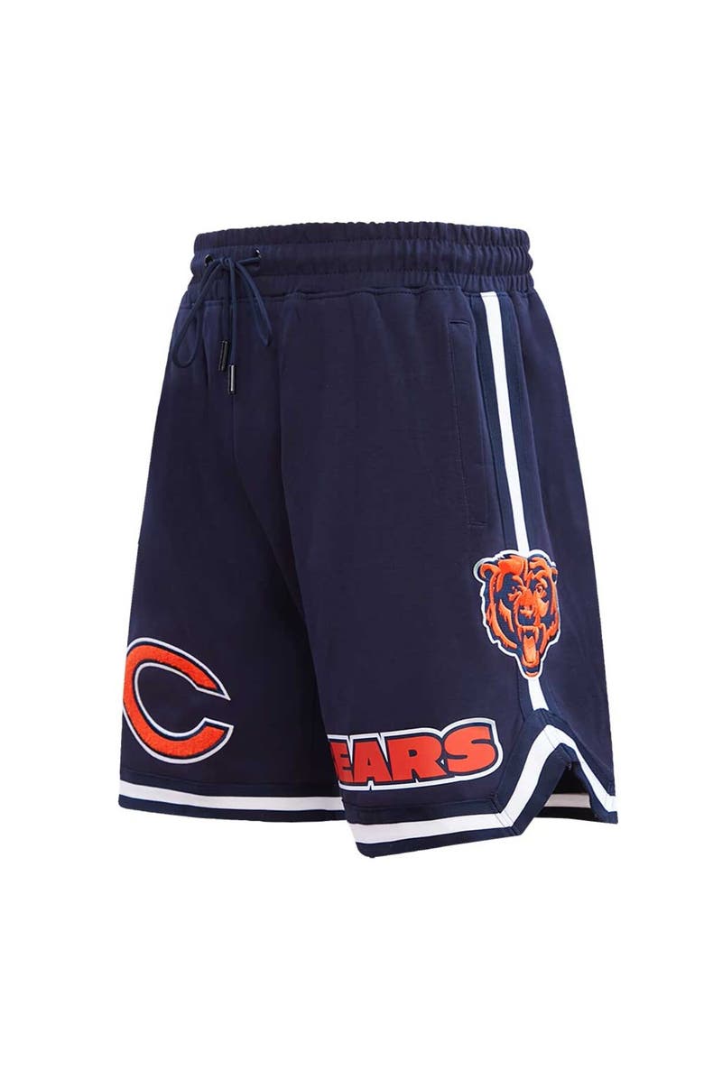 PRO STANDARD Men's Pro Standard Navy Chicago Bears Classic Chenille Shorts, Alternate, color, Navy