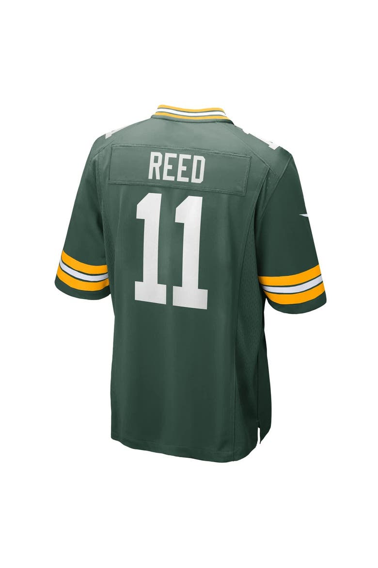 Men's Nike Jayden Reed  Green Green Bay Packers  Game Jersey, Alternate, color, Green