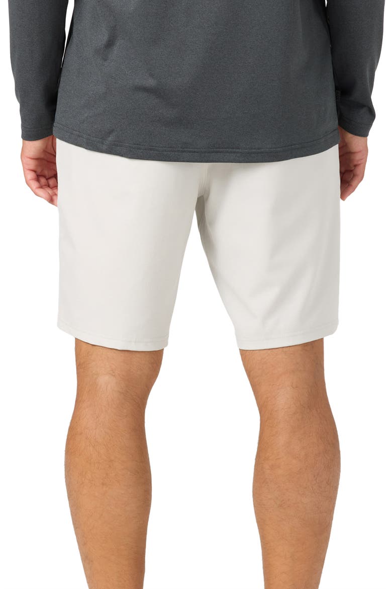 Reserve Light Check Water Repellent Bermuda Shorts, Alternate, color, FOG