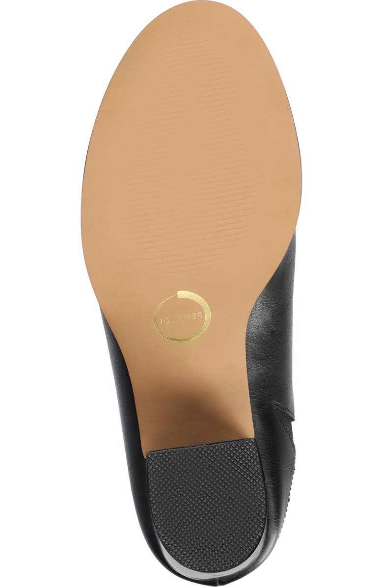 Journee Collection Kendra Block Heel Mule, Alternate, color, Black