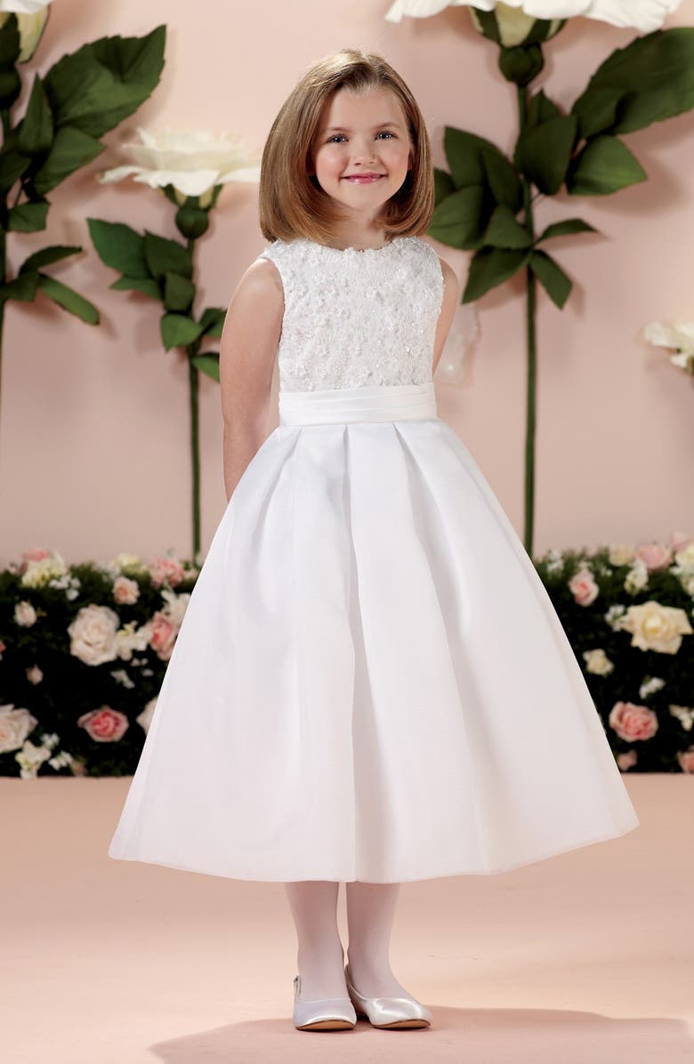 Joan Calabrese for Mon Cheri Sleeveless First Communion Dress, Alternate, color, 