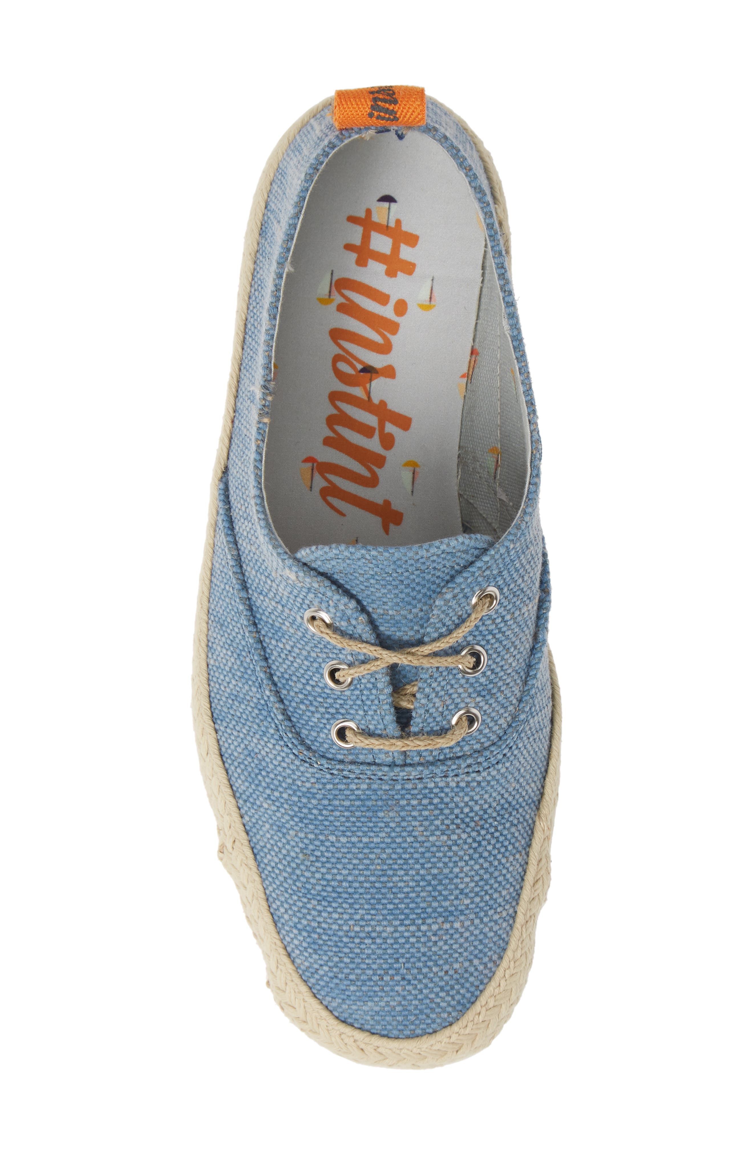 Bego Espadrille Sneaker, Alternate, color, BLUE CANVAS