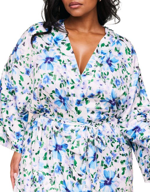 Adore Me Izabella Robe In Floral White
