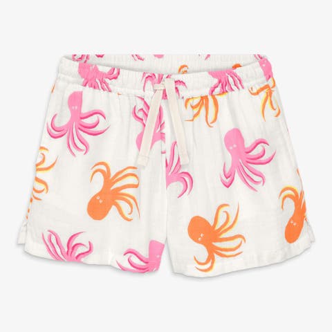 Kids Cotton Gauze Beach Short (Toddler, Little Kid, Big Kid)