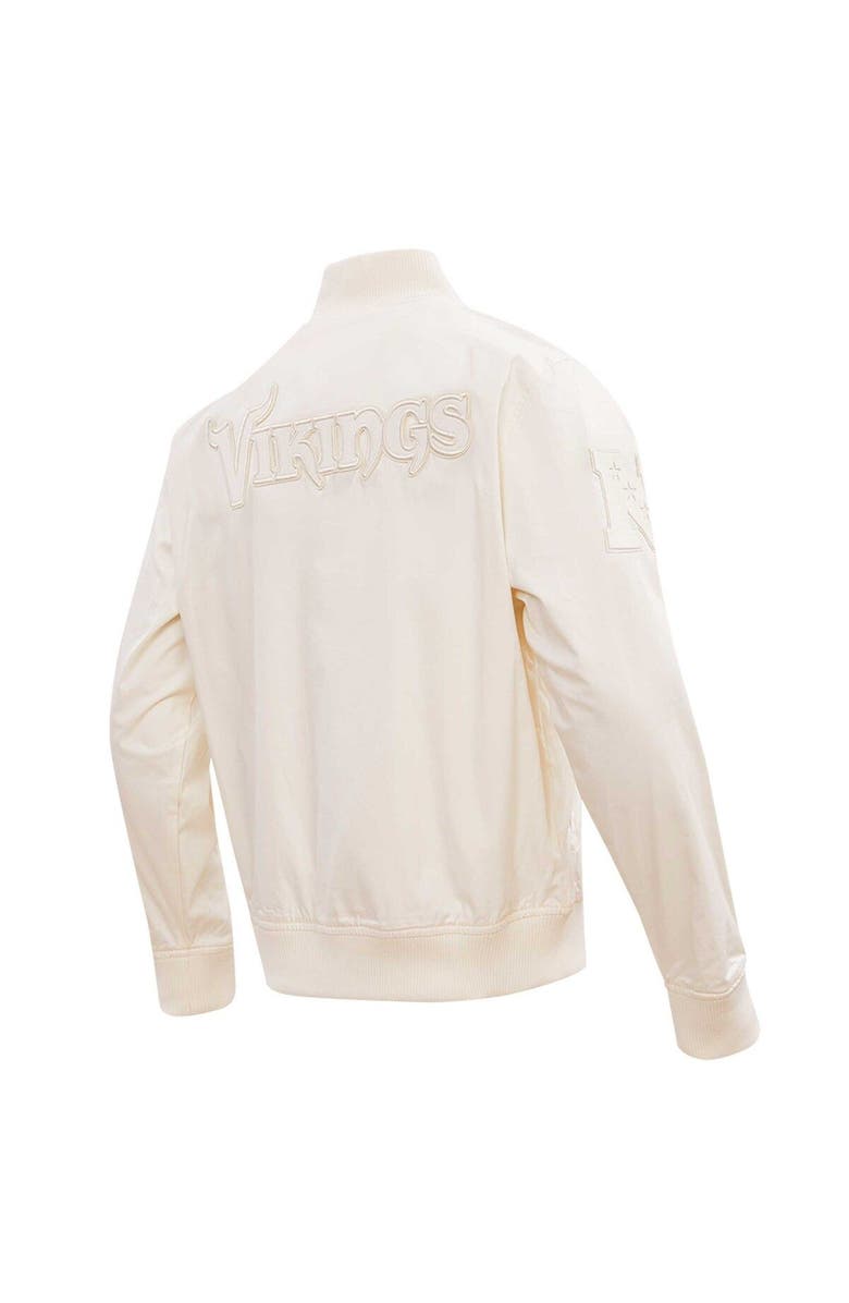 PRO STANDARD Men's Pro Standard Cream Minnesota Vikings Neutral Full-Zip Jacket, Alternate, color, Cream