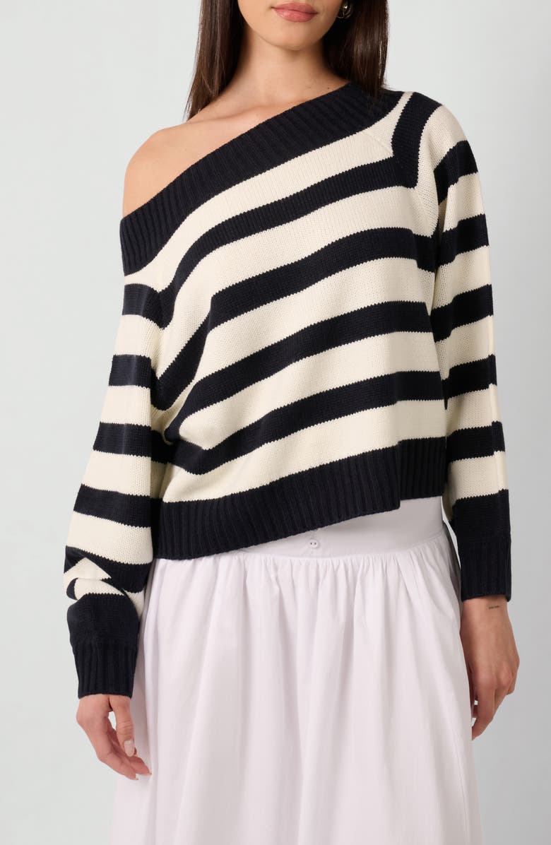 WeWoreWhat Off the Shoulder Sweater, Main, color,