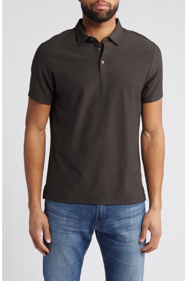 Hickman Short Sleeve Polo Shirt, Main, color, CANNON
