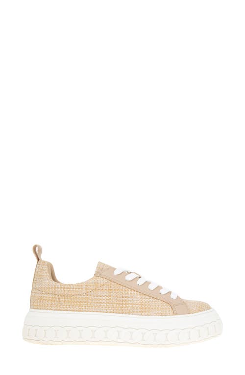 Bcbgeneration Riso Platform Sneaker In Natural Raffia