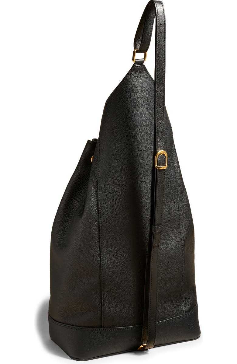 Khaite Medium Greta Leather Backpack, Alternate, color,