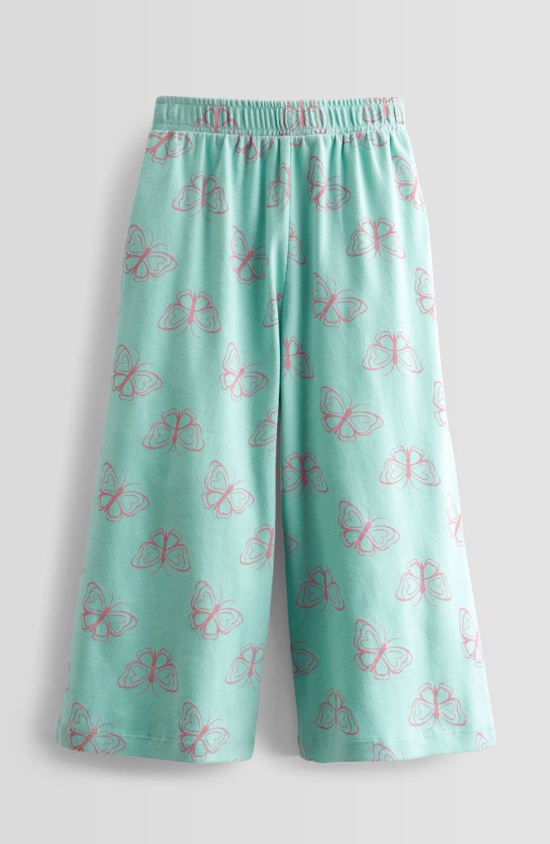 Tucker + Tate Kids' Cotton Wide Leg Pants, Alternate, color, Green Yucca Simple Butterflies