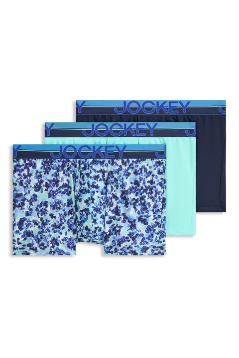 Mens Infinite Cool Microfiber Stretch 3.5" Trunk - 3 Pack