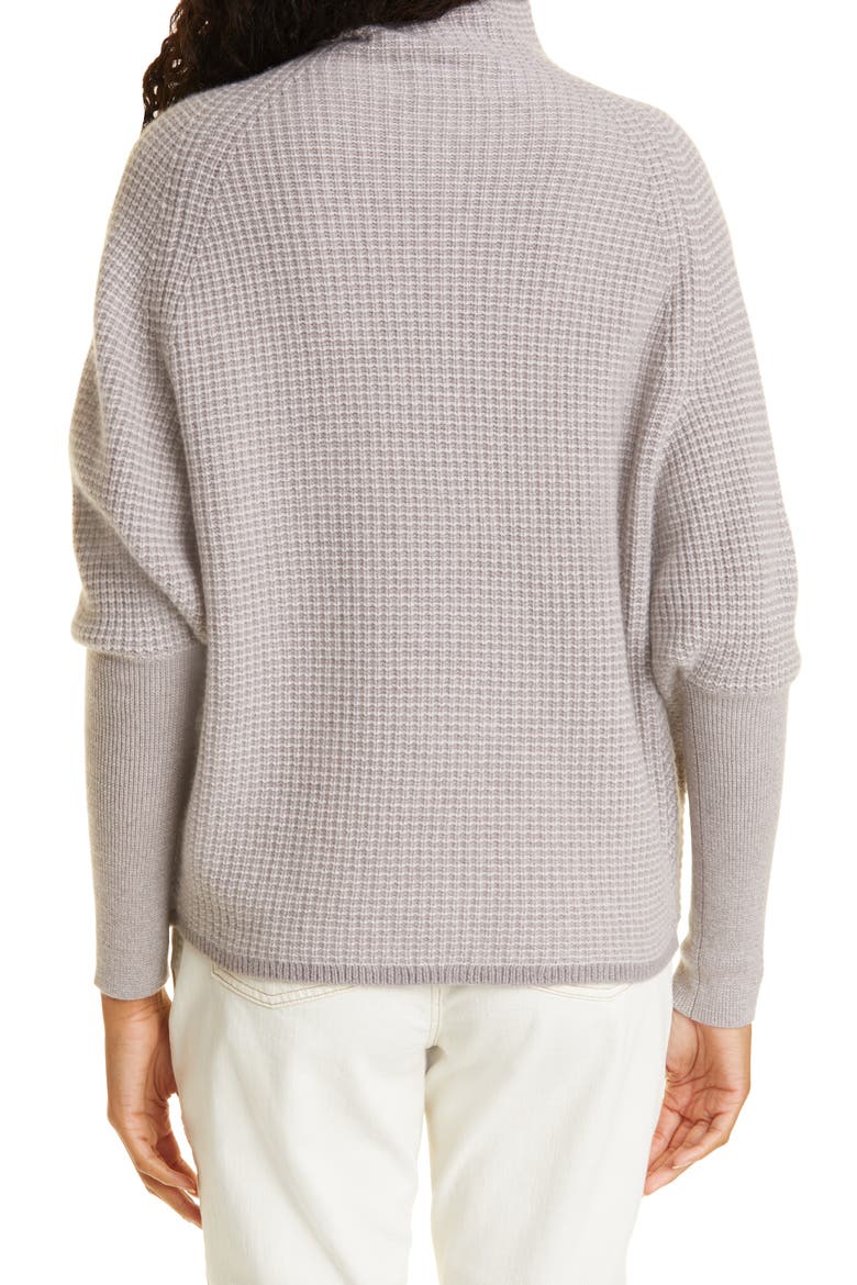 Emma Cashmere Mock Neck Sweater, Alternate, color, STRIPE