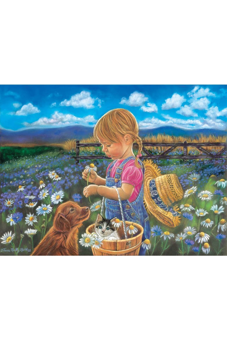 Country Girl 500 piece Jigsaw Puzzle for Adults, Main, color, Multicolor