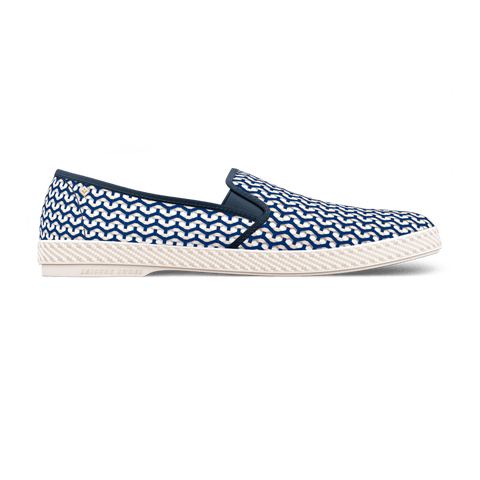 Classic Woven Cotton Slip-On Loafer