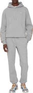 Burberry Check Trim Cotton Jogging Pants