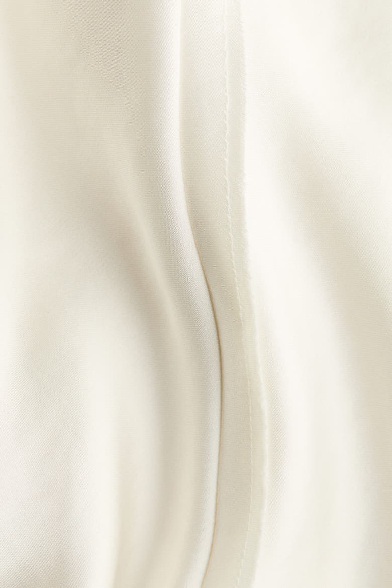 Satin Midi Dress, Alternate, color, Ivory