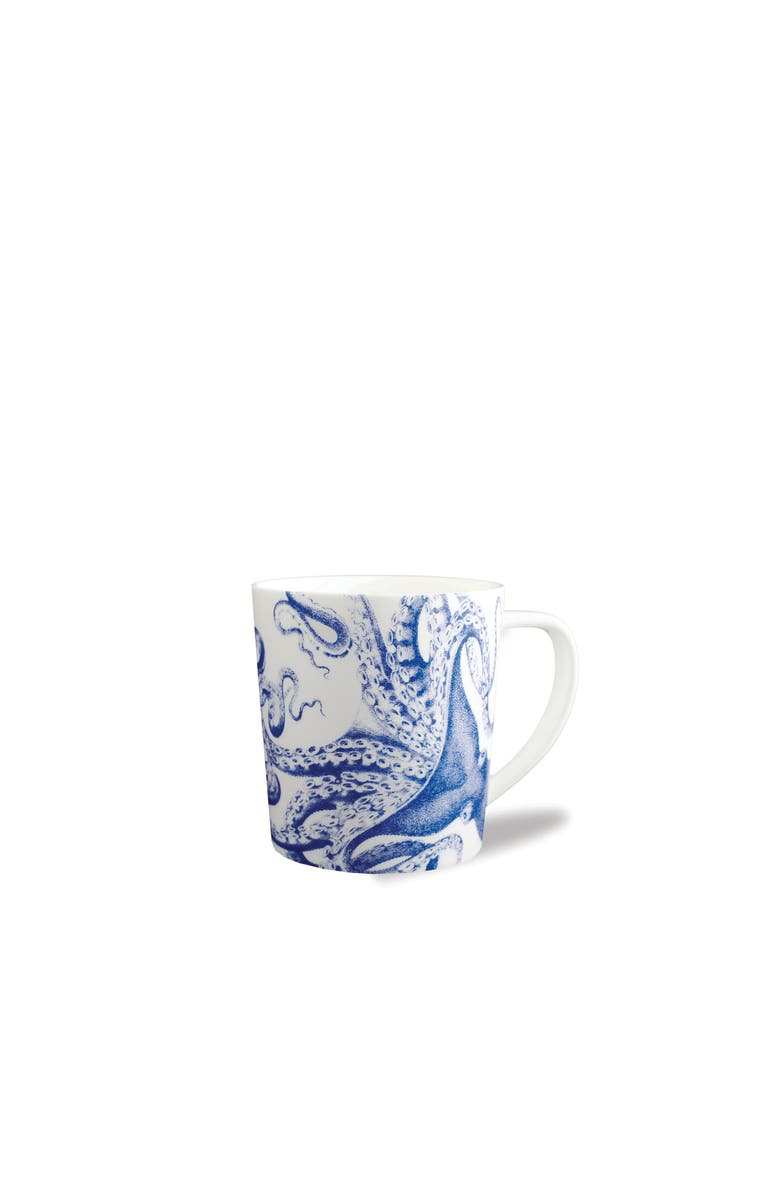 Caskata Lucy Mug - Porcelain - Set 4, Main, color, Blue