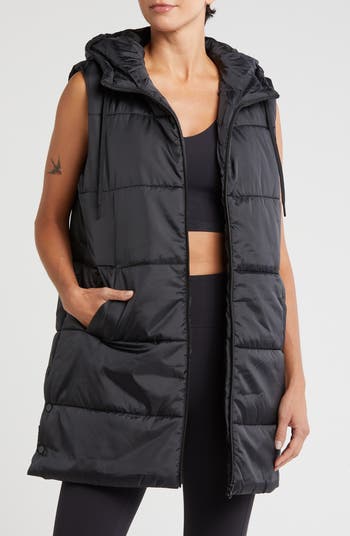 Z by Zella Channel Quilt Hooded Vest | Nordstromrack Z by Zella Channel Quilt Hooded Vest | Nordstromrack
