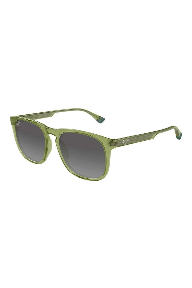 Kupaa 62mm PolarizedPlus2® Oversize Oval Sunglasses, Alternate, color, GREEN