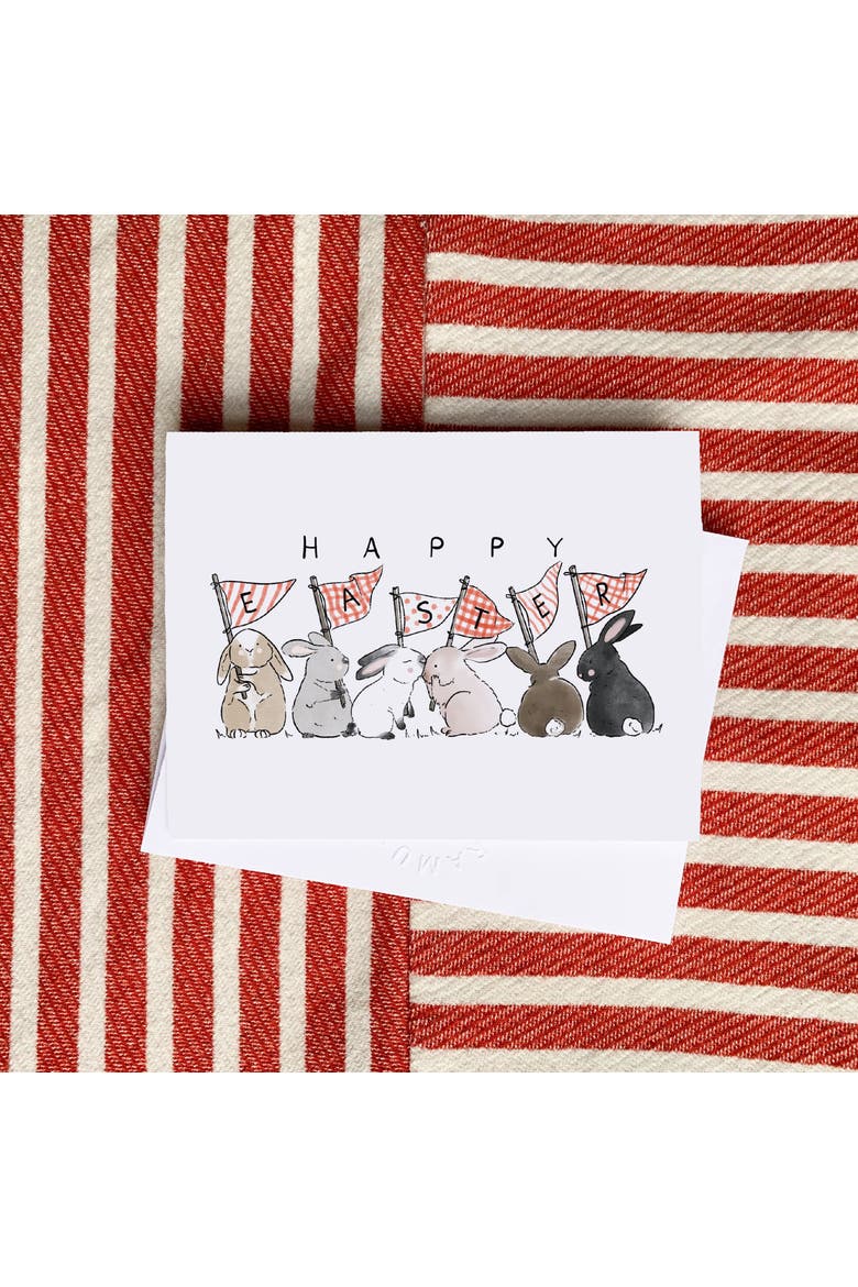 Easter Greeting Card Pack, 'Indigo Sweet, Bunnies, Carrots', Alternate, color, Multi-Pack