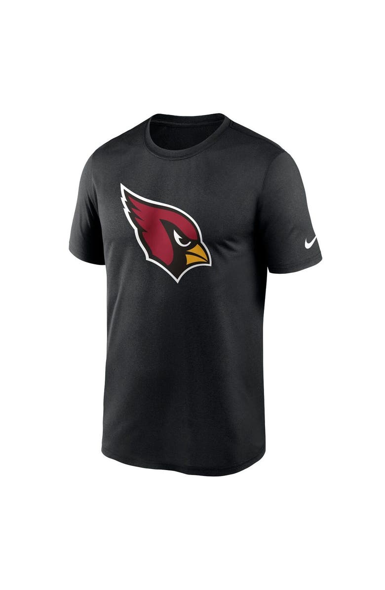 Nike Men's Nike  Black Arizona Cardinals Legend Logo Performance T-Shirt, Alternate, color, Black