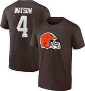 FANATICS Men's Fanatics Branded Deshaun Watson Brown Cleveland Browns Player Icon Name & Number T-Shirt