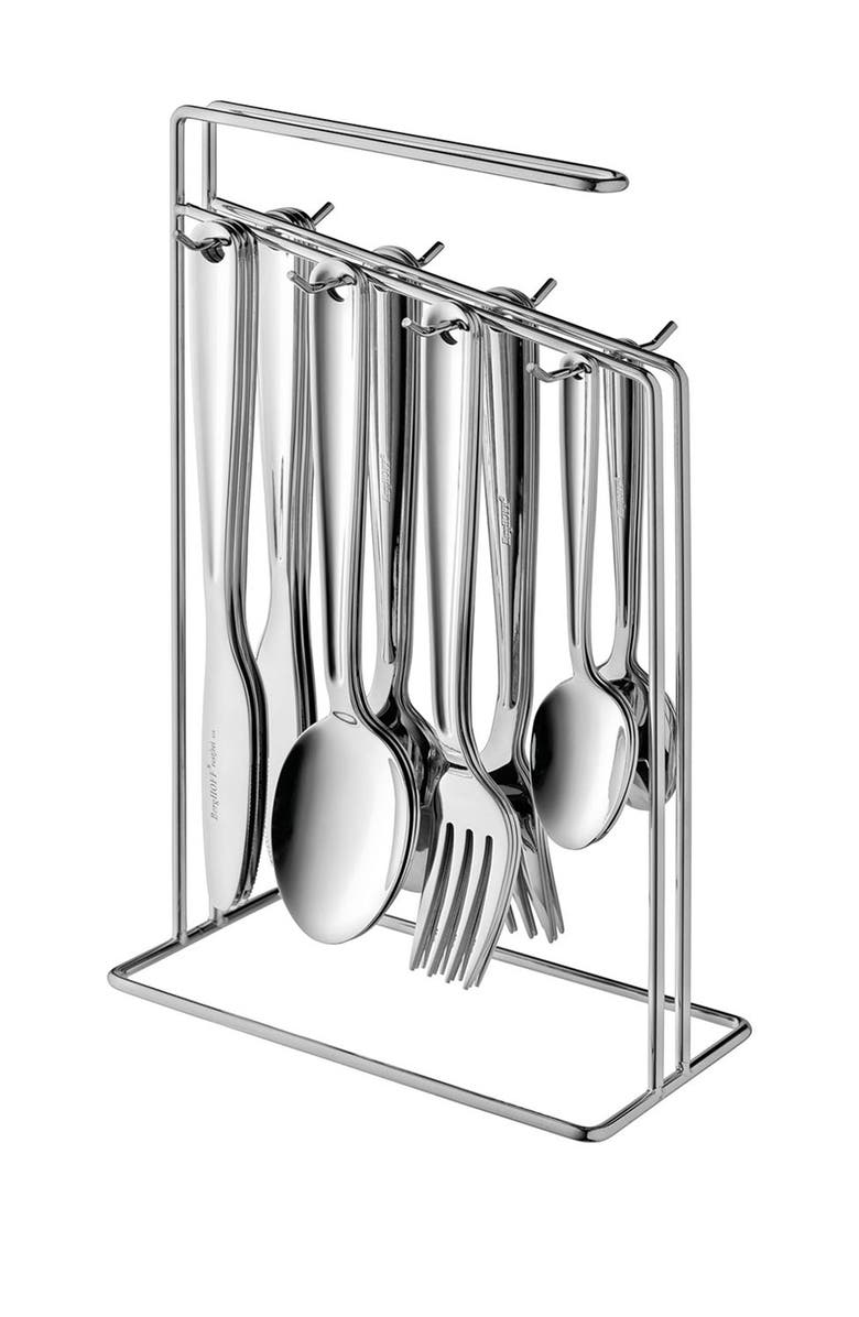 BergHOFF Essentials Alteo 25- Piece Stainless Steel Flatware Set, Main, color, Silver