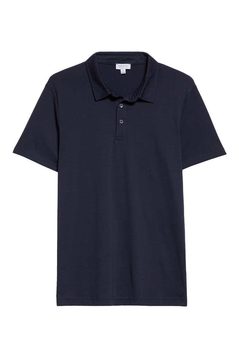 Cotton Jersey Polo, Alternate, color, NAVY