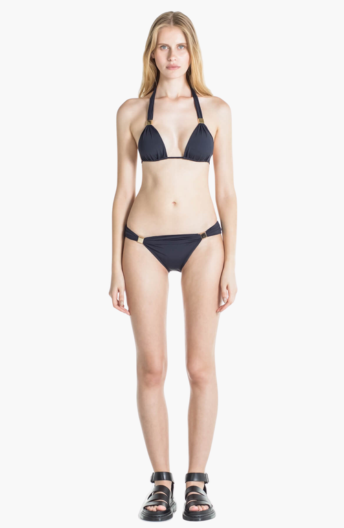 Sauipe Nina Halter Bikini Top With Pads In Black