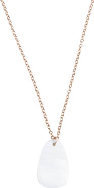 LIKHA Mother-of-Pearl Trapezoid Pendant Necklace