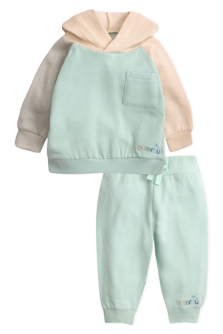 Kids' Hoodie and Joggers Set, Main, color, SEAFOAM