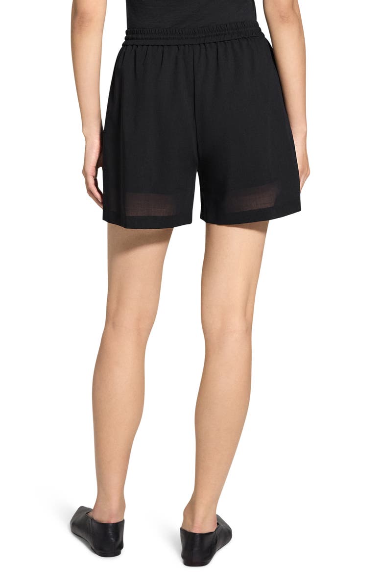 Theory Wool Blend Drawsting Shorts, Alternate, color, 