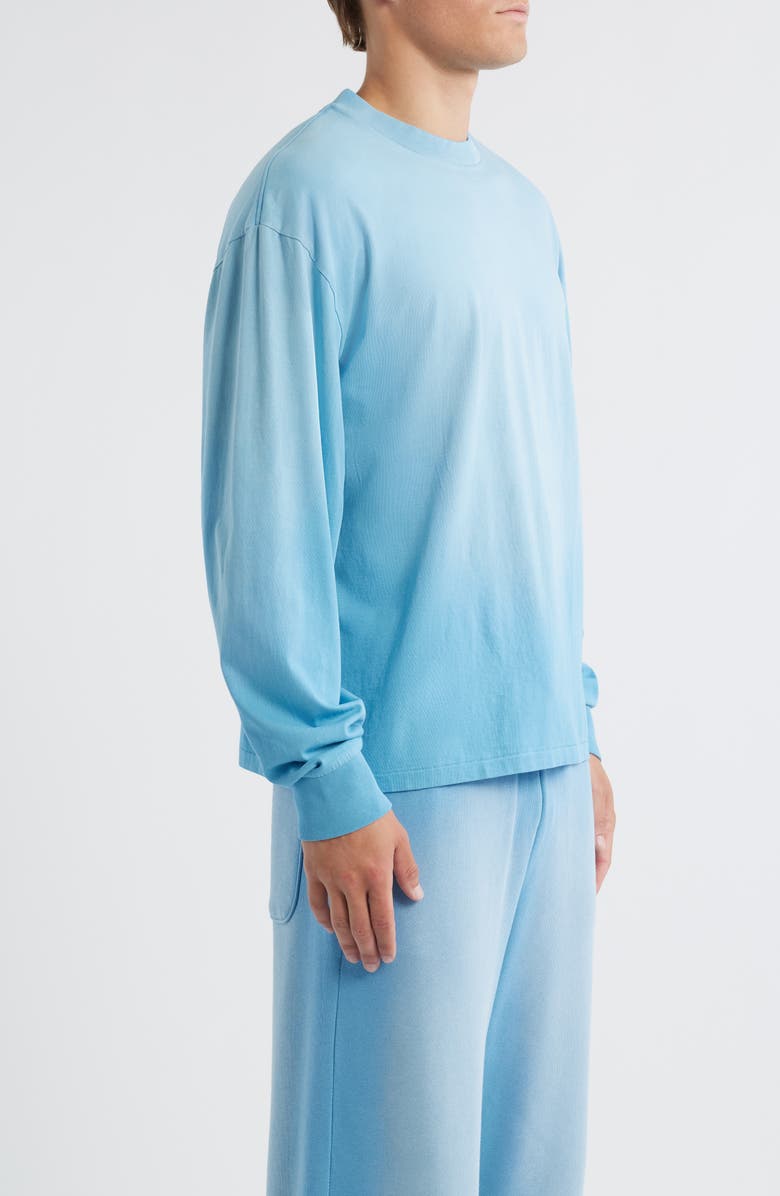 Elwood Core Oversize Long Sleeve T-Shirt, Alternate, color, Sun Faded Baby Blue