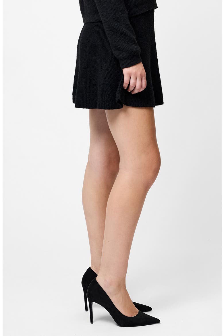 Vhari Sweater Miniskirt, Alternate, color, BLACK