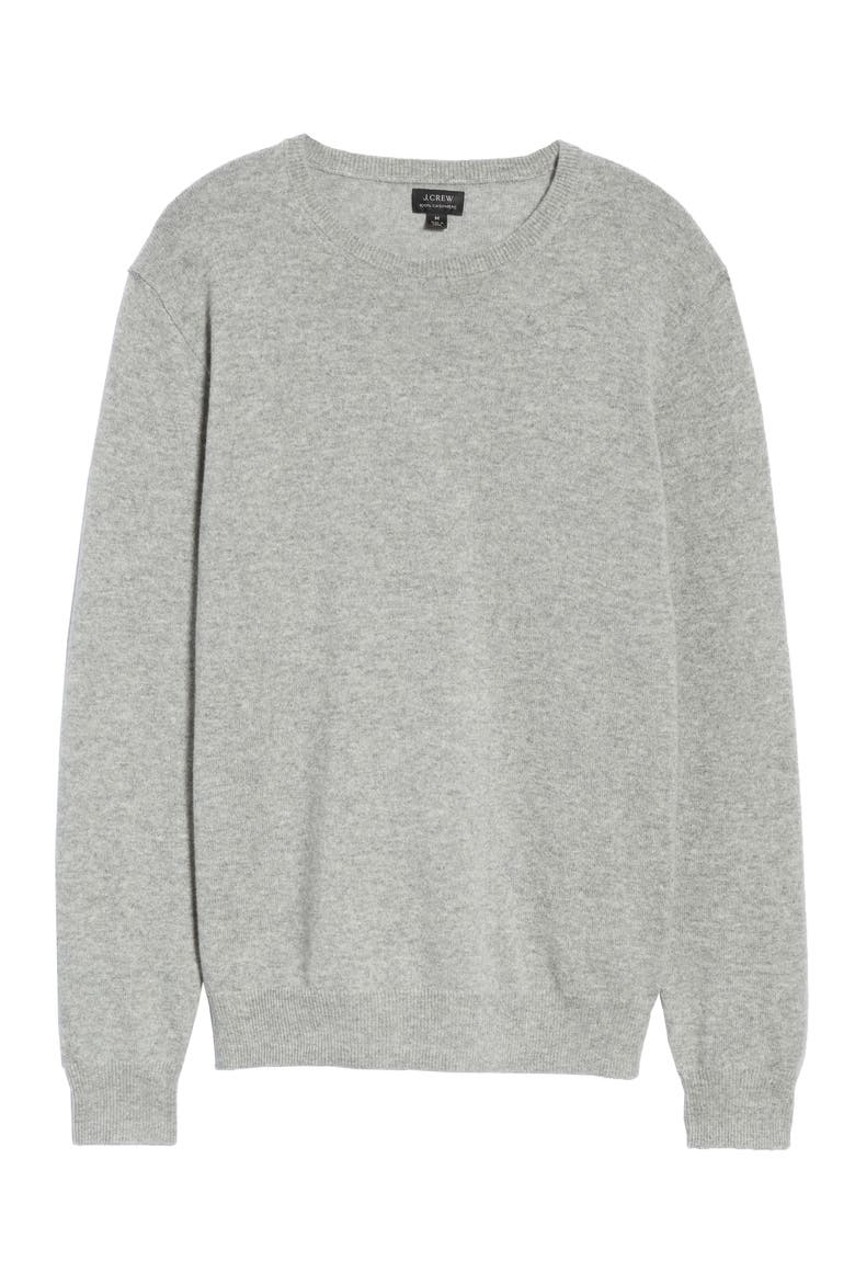 Everyday Cashmere Regular Fit Crewneck Sweater, Alternate, color, HEATHER GREY