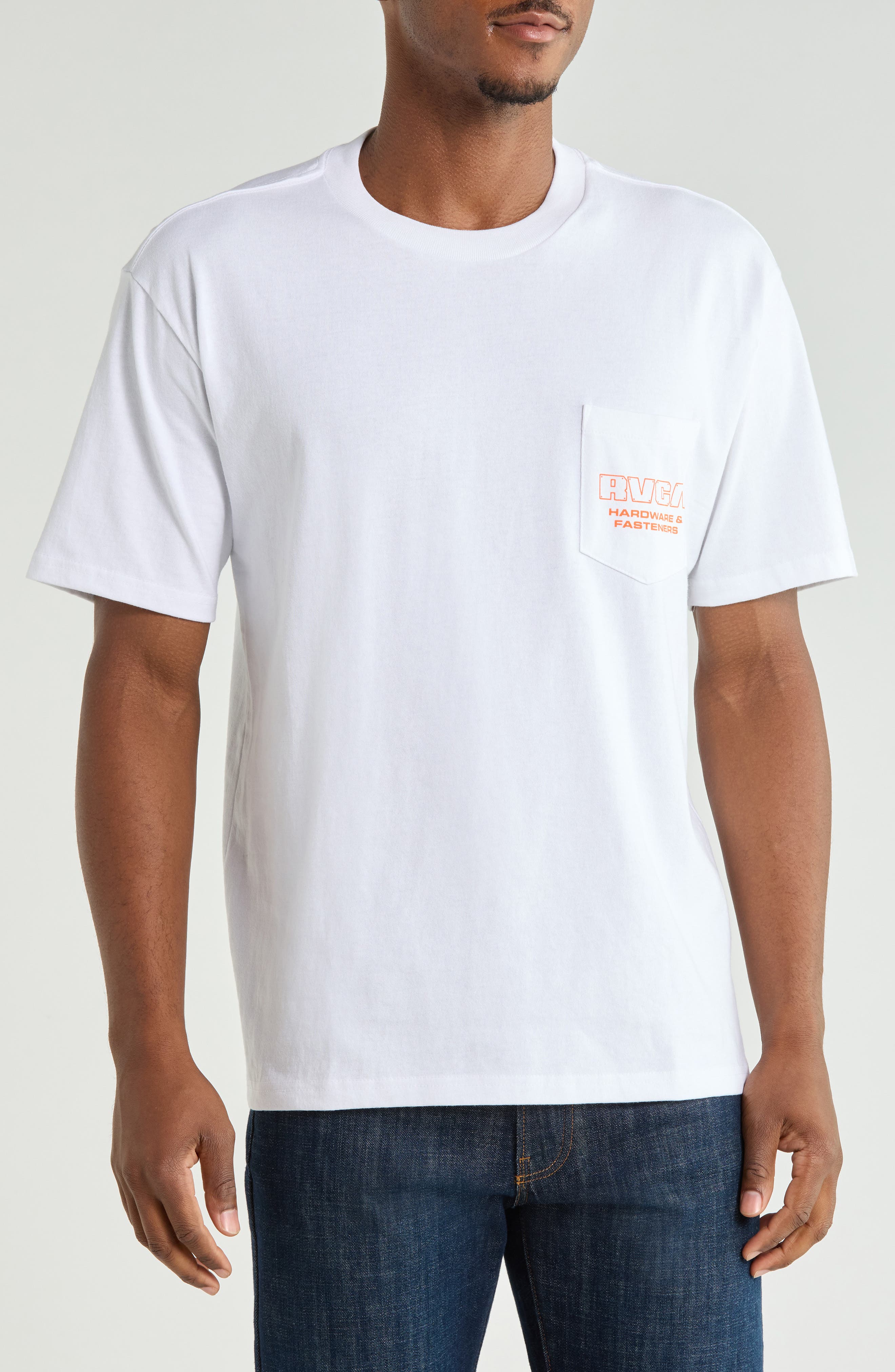 Fasteners Cotton Pocket Graphic T-Shirt
