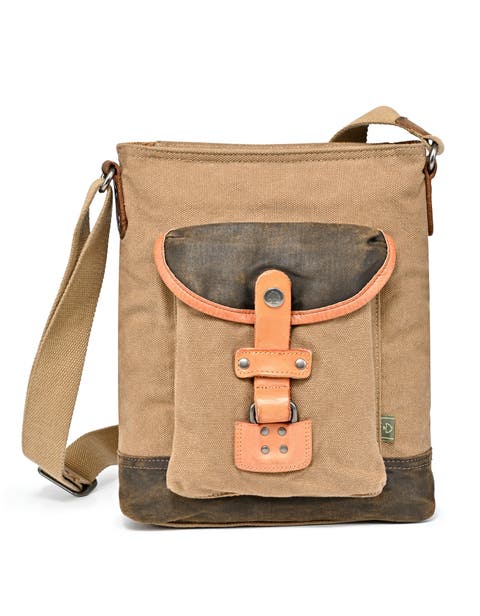 Tapa Two Tone Canvas Crossbody Bag