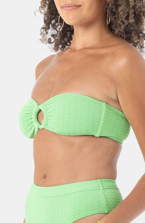 Roxy Haleiwa Bandeau Bikini Top In Green