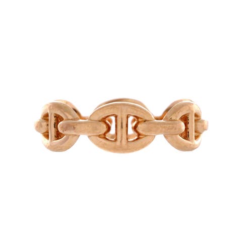 Chaine d'Ancre Enchainee Ring 18K Rose Gold Small