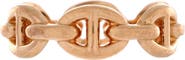 Pre-Owned Hermes Chaine d'Ancre Enchainee Ring 18K Rose Gold Small