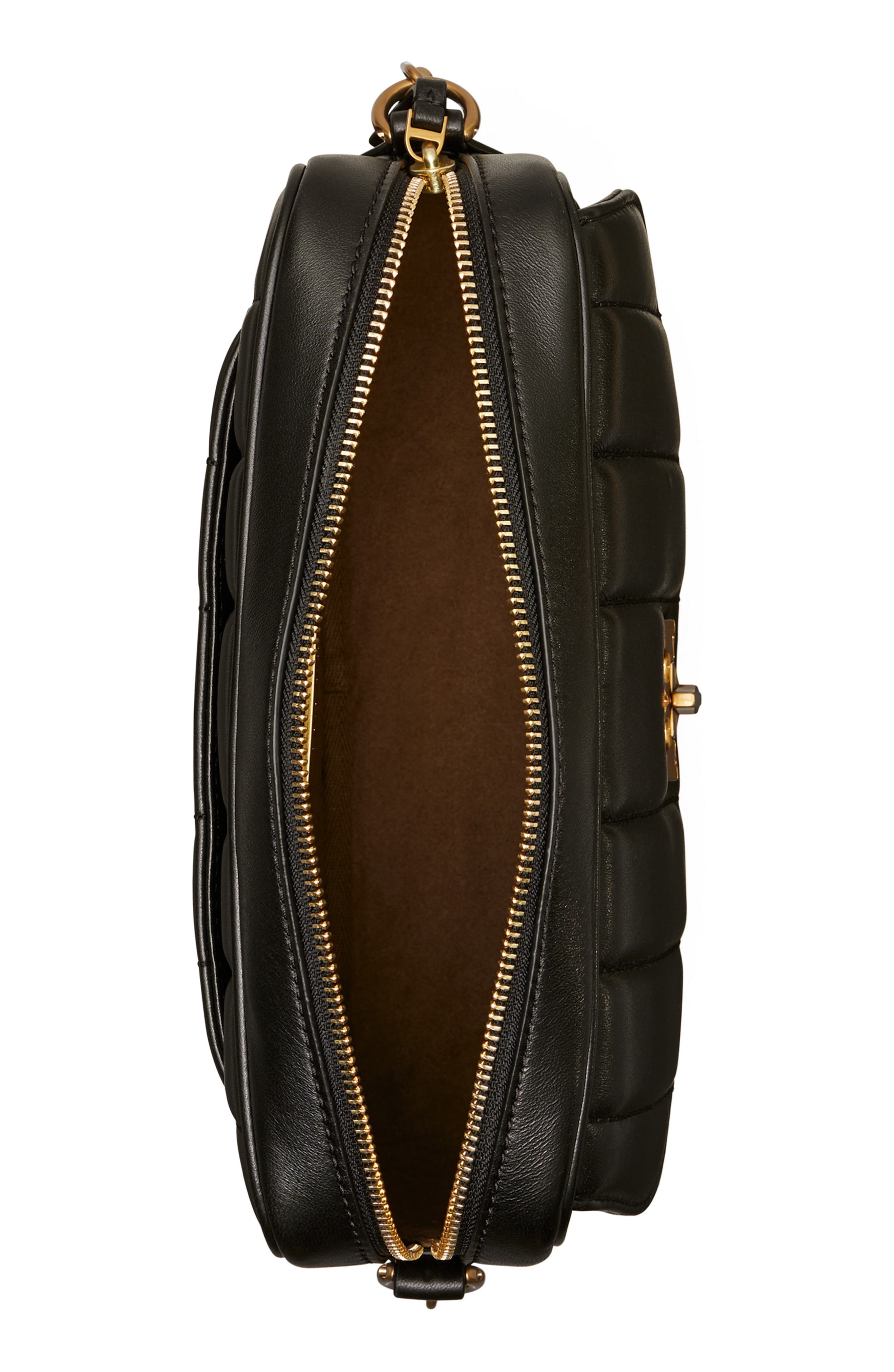 Tory Burch Kira Leather Camera Bag, Alternate, color, 