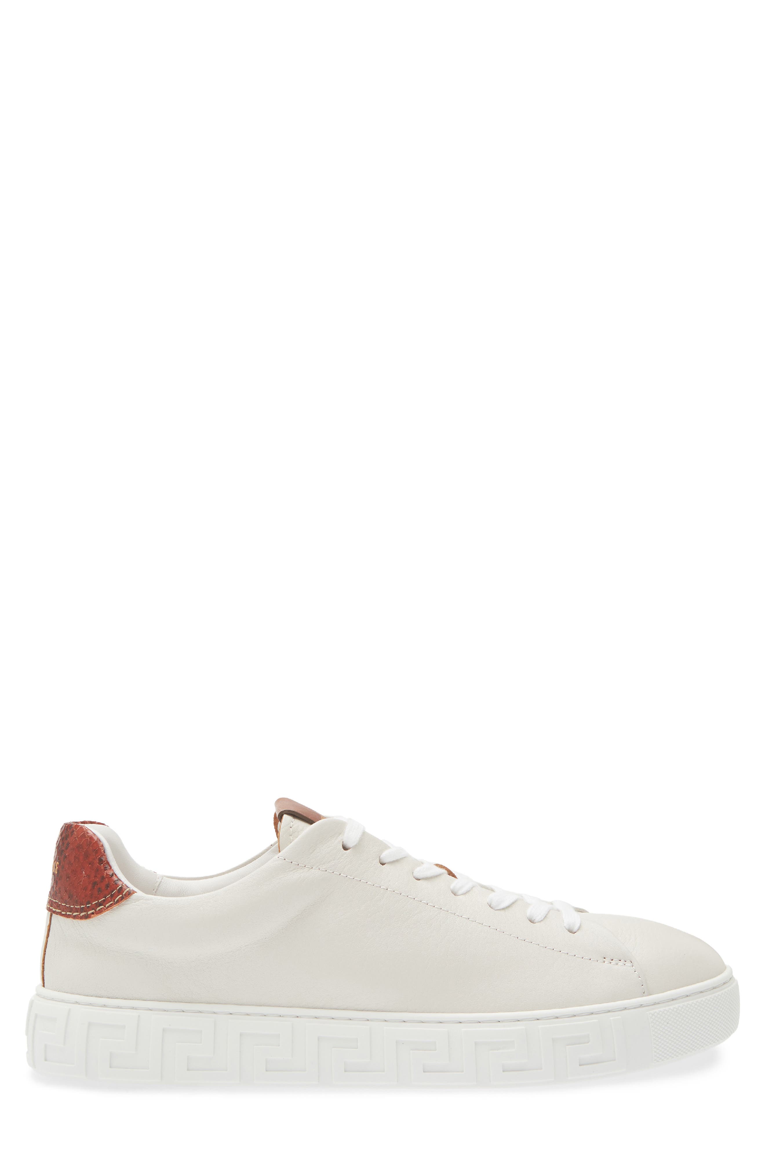 Versace Greca Sneaker, Alternate, color, White Rust Oak
