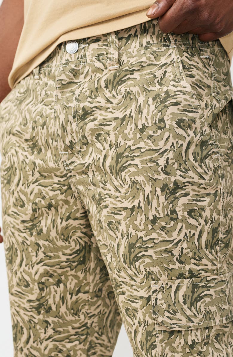 True Religion Camo Print Joggers, Alternate, color, Abstract Camo