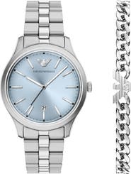 Emporio Armani Bracelet Watch & Bracelet Gift Set