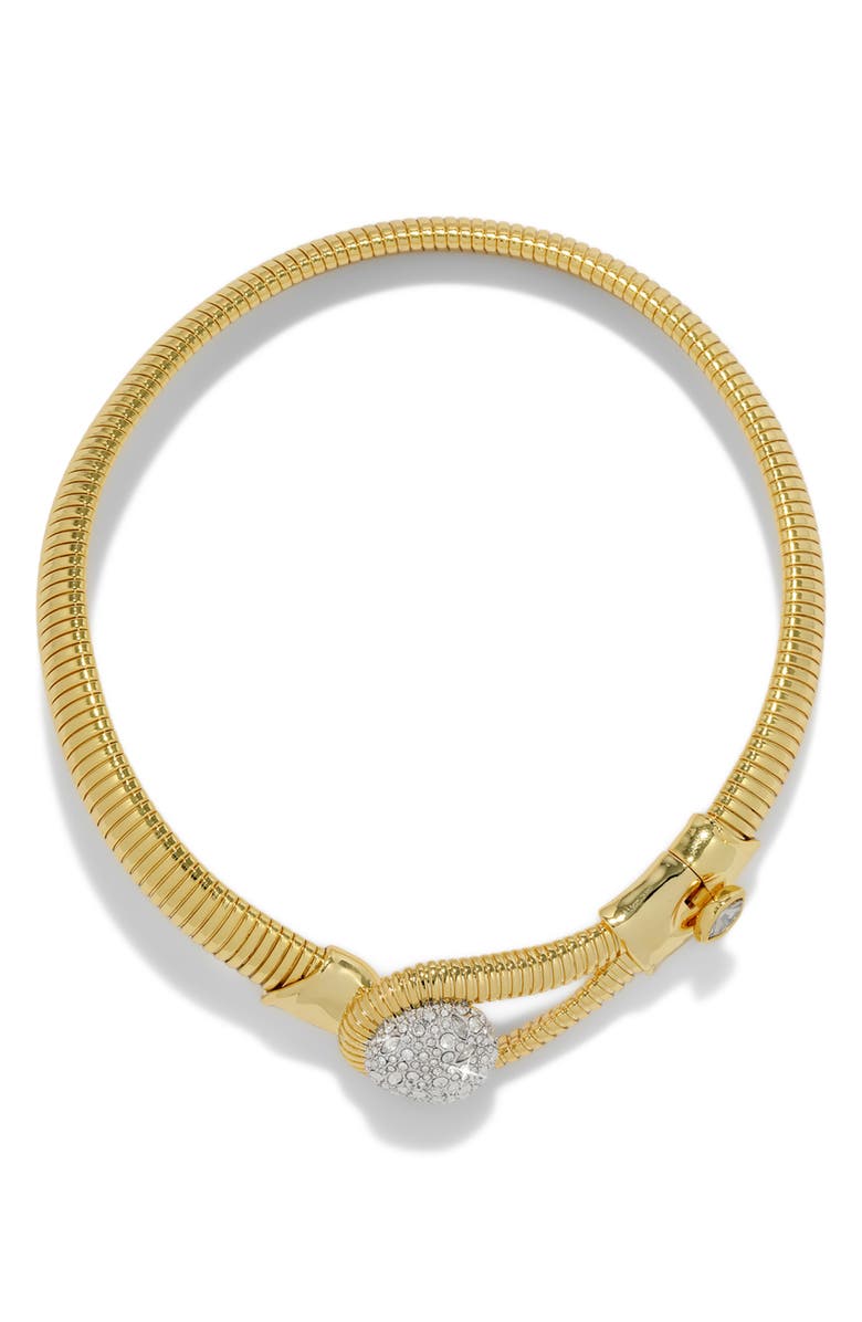 Alexis Bittar Solanales Crystal Pavé Pebble Collar Necklace, Alternate, color, Crystals