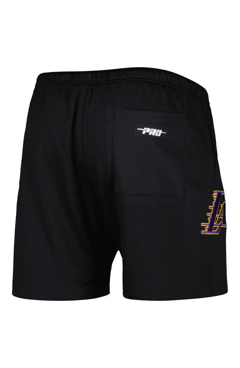 PRO STANDARD Men's Pro Standard Black Los Angeles Lakers City Scape Mesh Shorts, Alternate, color, Black
