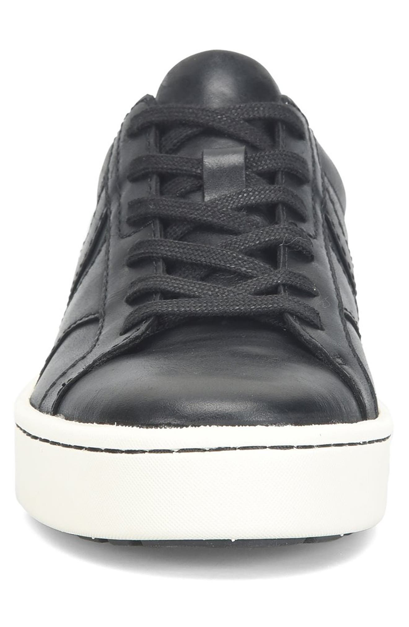 Børn Beck Tie Low Top Sneaker, Alternate, color, Black F/ G W/ White Btm
