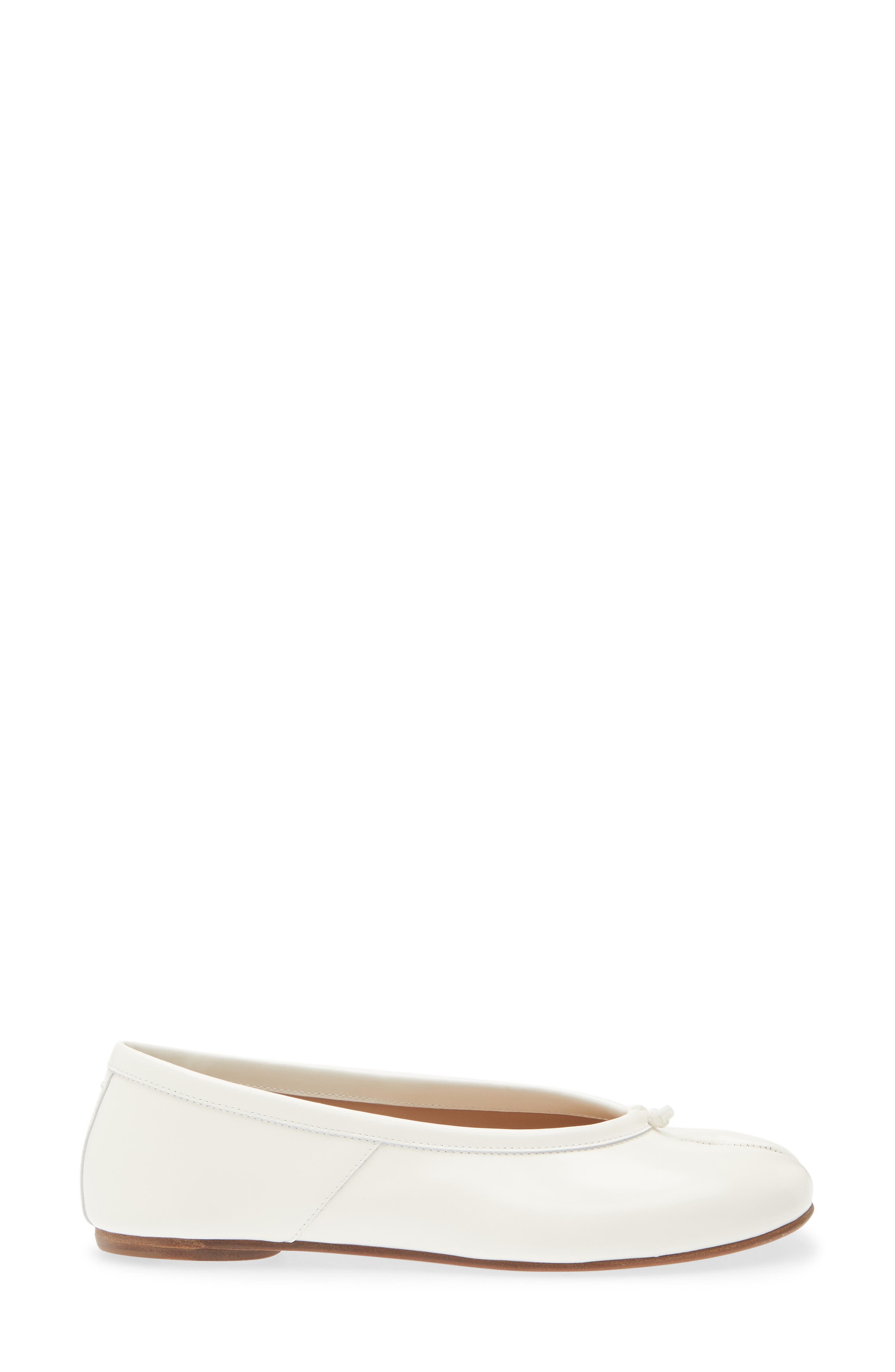 Tabi Ballet Flat, Alternate, color, WHITE