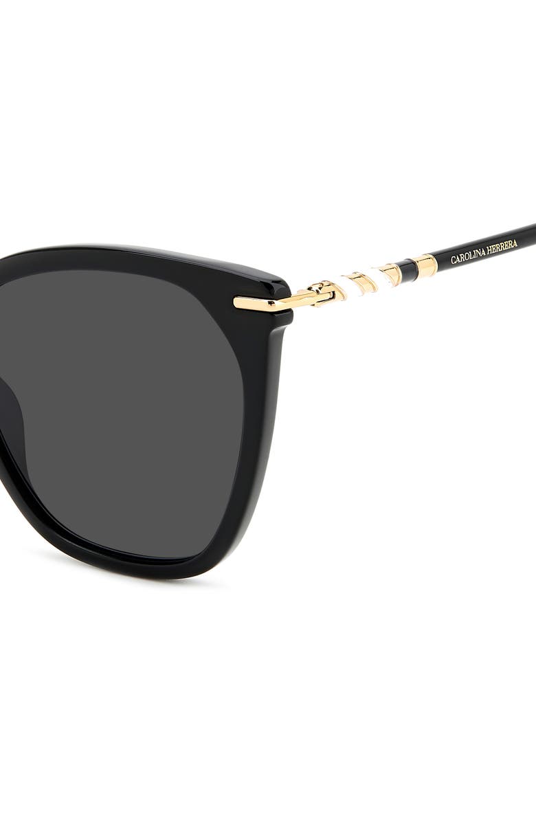 Carolina Herrera 56mm Cat Eye Sunglasses, Alternate, color,