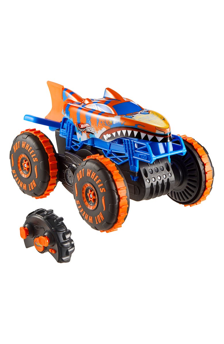 Hot Wheels Monster Trucks Tiger Shark Climber Remote Control Vehicle, Alternate, color,